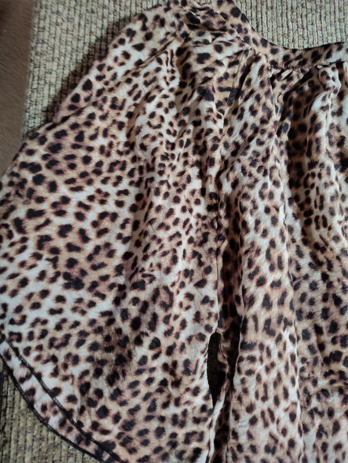 Womens Cato Sz XL Animal Print Batwing Sleeves Blouse - Thumbnail 2