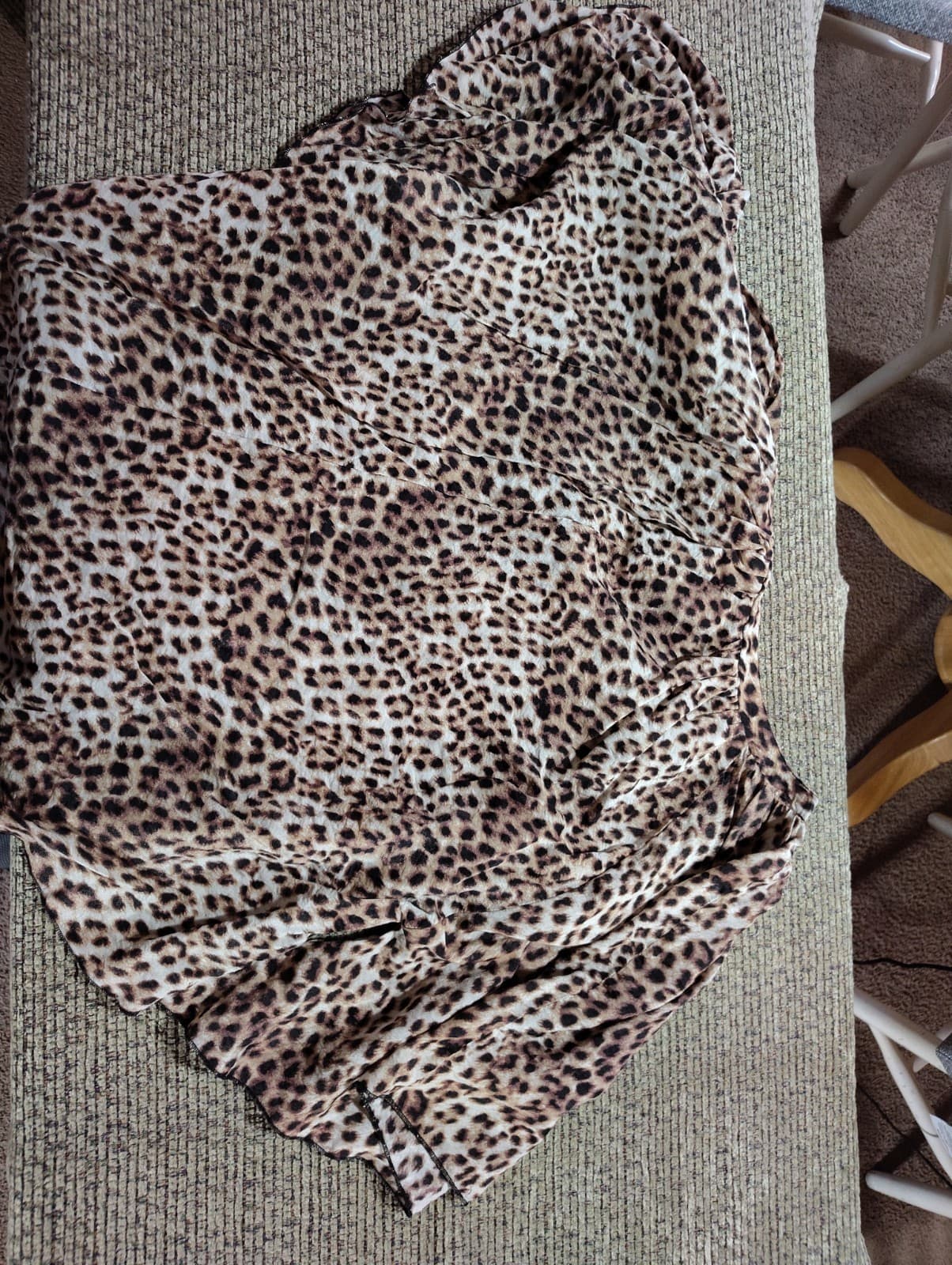 Womens Cato Sz XL Animal Print Batwing Sleeves Blouse - Thumbnail 5