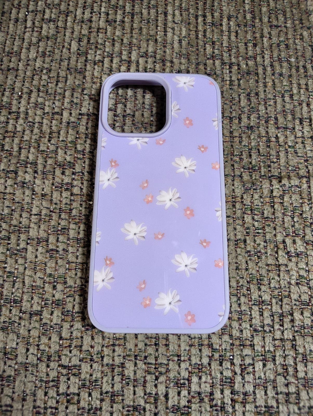 iPhone 16 Pro Purple With Flower Phone Case Mag Safe Compatible
