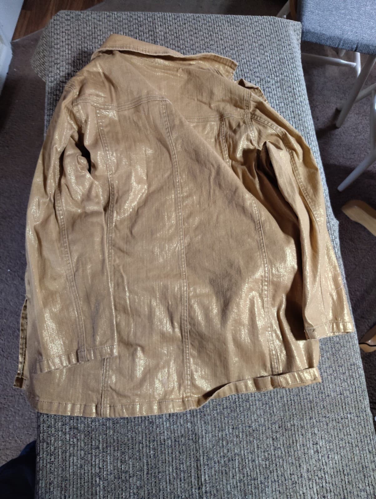 Denim 24/7 Women’s 18W gold metallic jacket - Thumbnail 5