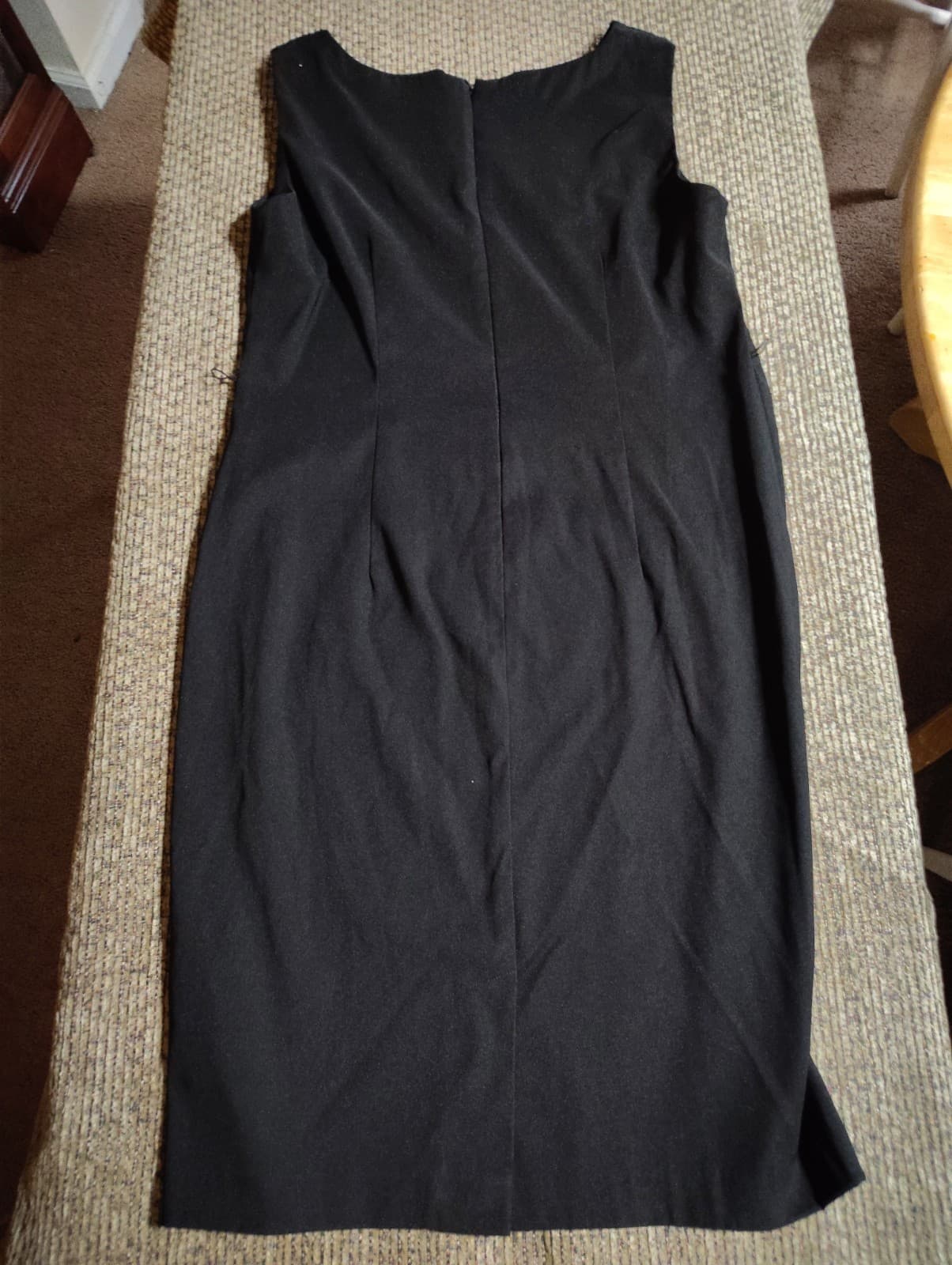 Studio One Women Sleeveless Beaded Dress Size 16 Black - Thumbnail 5