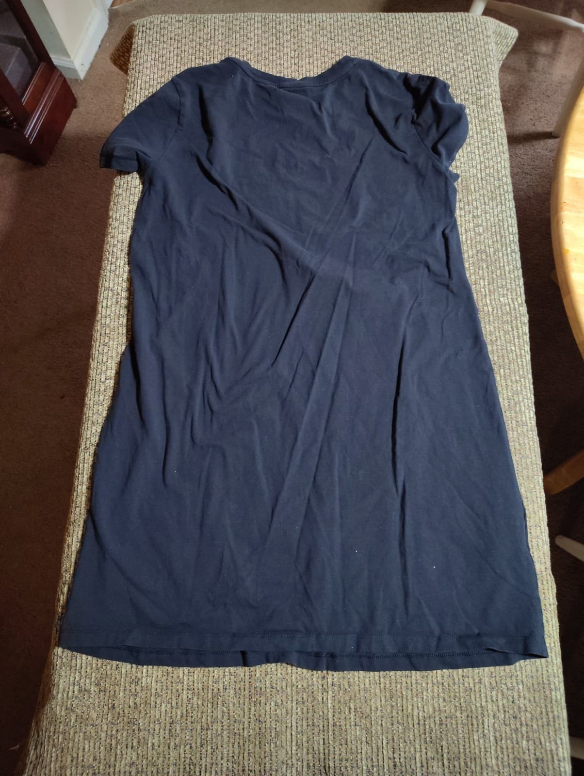 TOMMY HILFIGER DRESS NAVY BLUE LOGO RED WOMEN SIZE Xal - Thumbnail 6