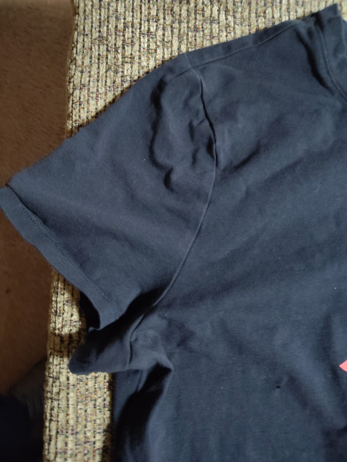 TOMMY HILFIGER DRESS NAVY BLUE LOGO RED WOMEN SIZE Xal - Thumbnail 2