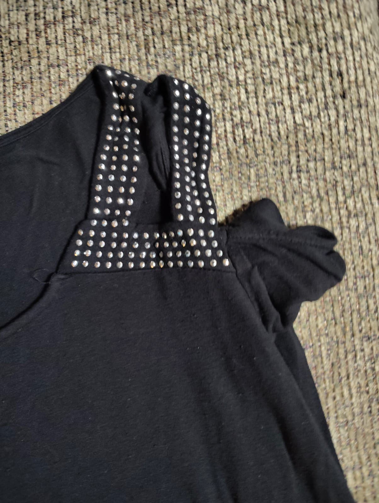 Lia Lee Size 1X Blouse Womens Black Scoop Neck Long Sleeve Style TR35-02x - Thumbnail 3