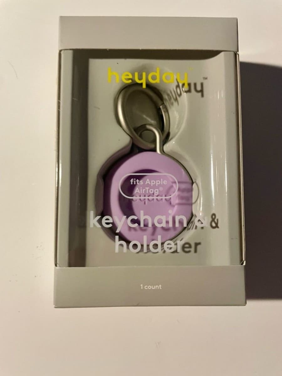 AirTag Silicone Holder - Heyday™ Lavender: Protective Case for Accessories - Thumbnail 4