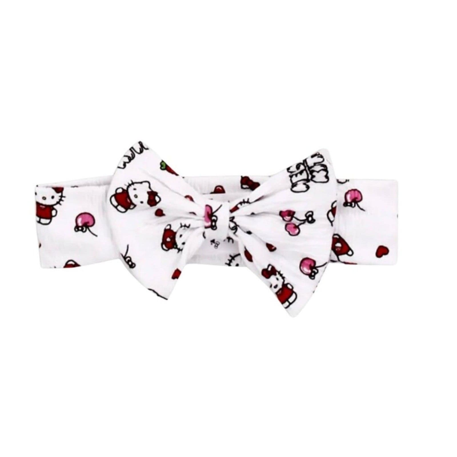 Hello Kitty Baby Girl Romper Headband Set | Size 3M |White Red Black Sanrio NWT - Thumbnail 2