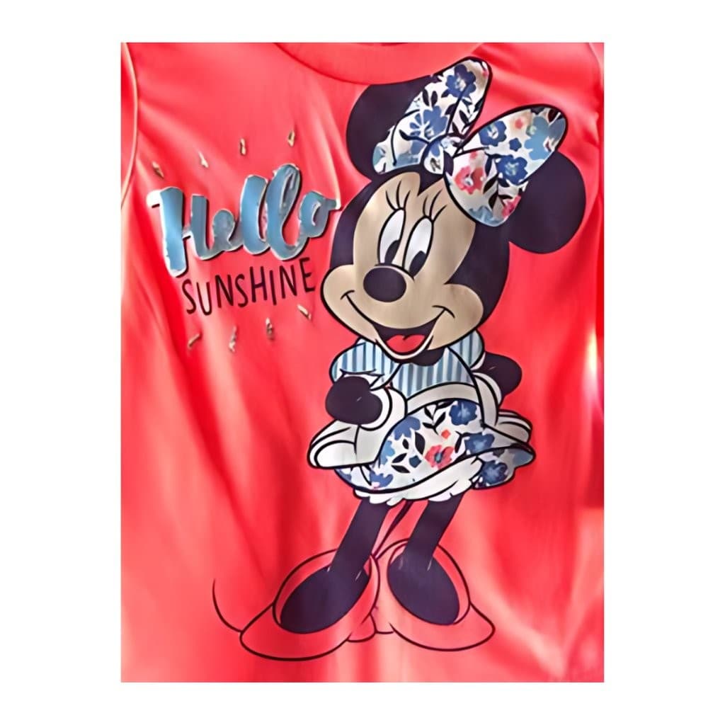 Minnie Mouse Baby Leggings Outfit. NWT 12 Months Hello Sunshine Disney - Thumbnail 2