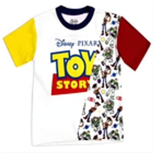 Disney Pixar Toy Story Boys Sh Sleeve T Shirt Woody Buzz Lightyear Size 5/6