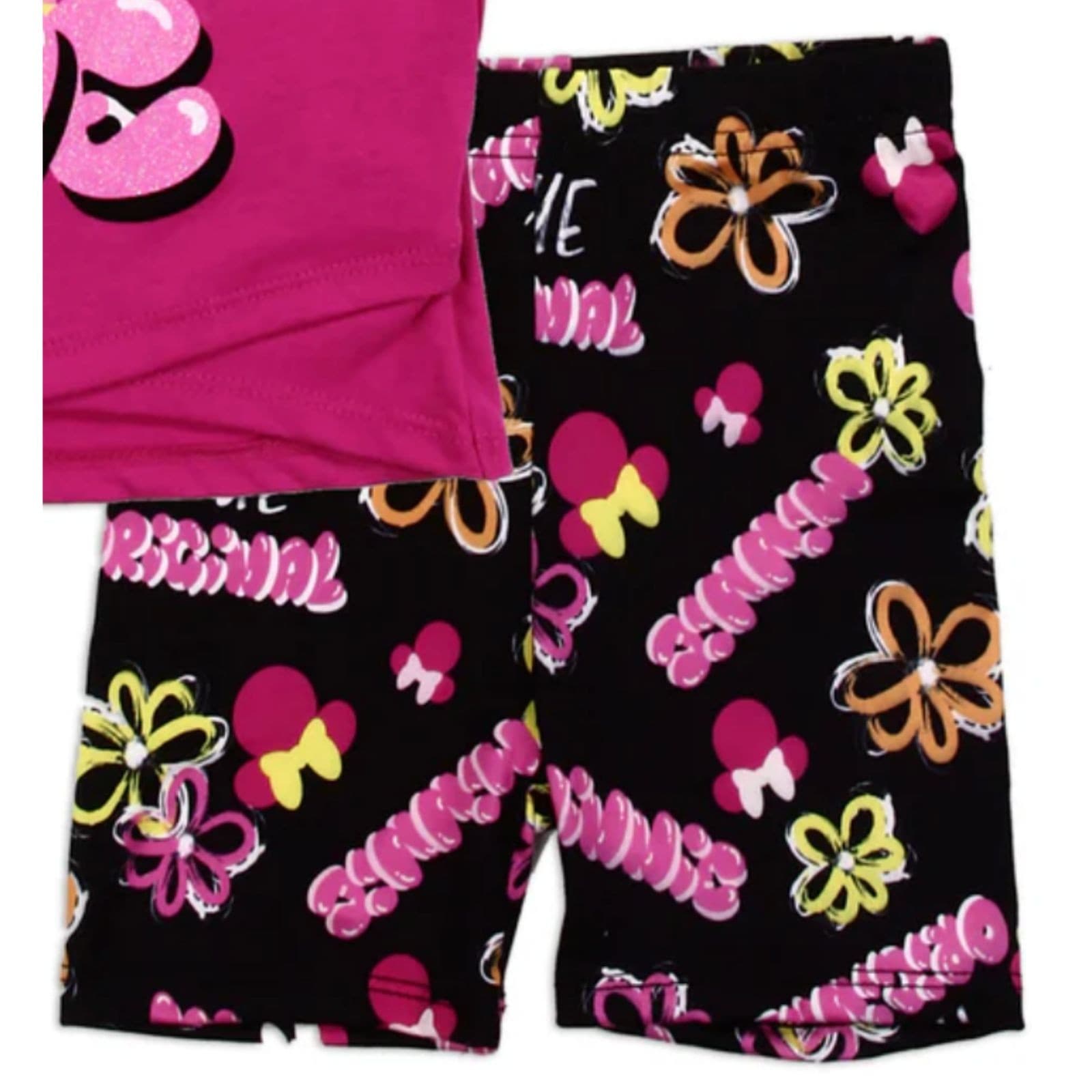 Disney Minnie Mouse Girls Toddler 2-Piece Short Set FuchsiaSize 3T Available - Thumbnail 3