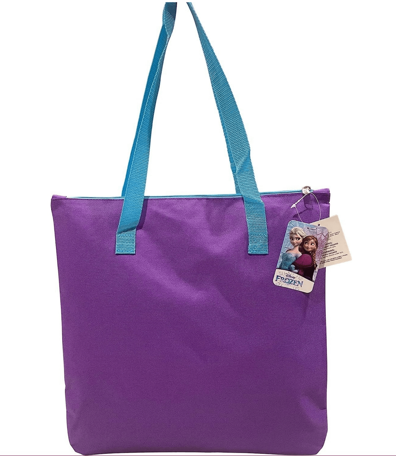 Frozen 15" Zipper Tote Bag NEW Anna & Elsa Disney Great for Travel Overnights - Thumbnail 2