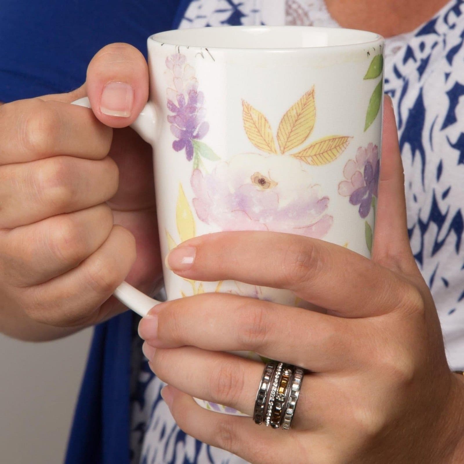 Love Mug with Decorative Tin Gift Set 15 Oz Stoneware Love by Stephanie Ryan - Thumbnail 3
