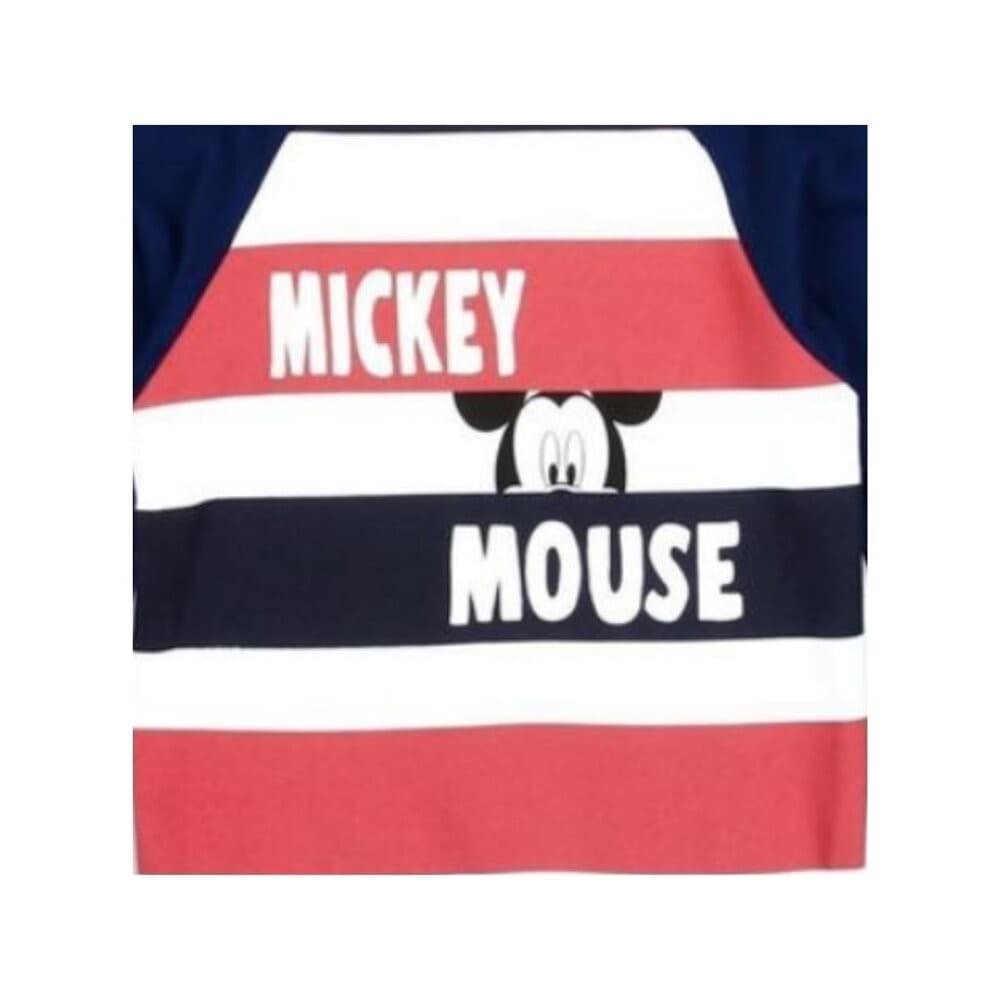 Disney Mickey Mouse Toddler Sweatshirt 2T 4T Red White Blue Striped Kids Pullove - Thumbnail 2