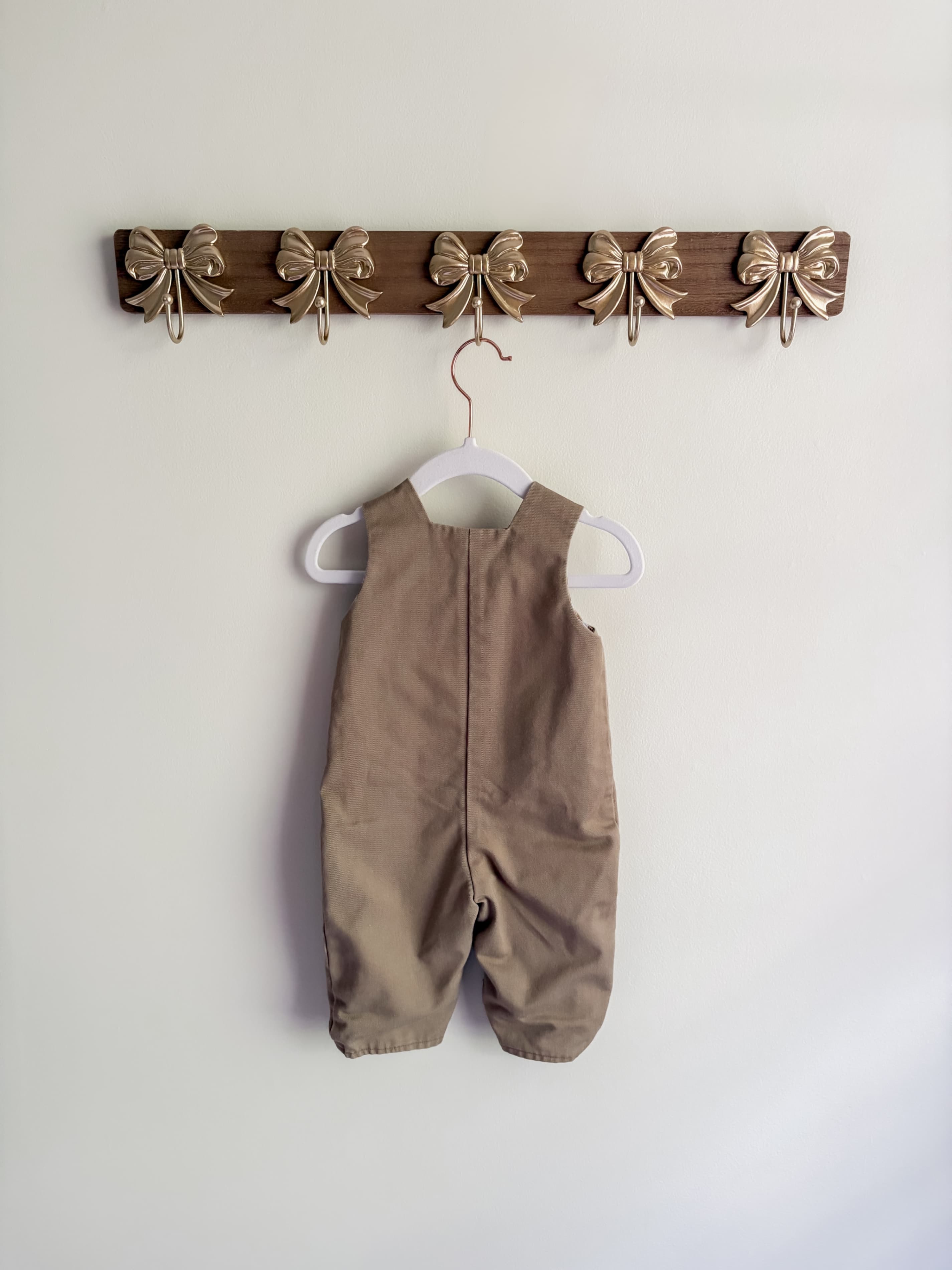 Football/Monkey Reversible Toddler Overalls size 9 months - Thumbnail 2