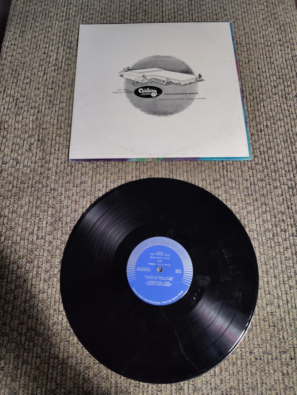 1965 Crater High School Music Department in Concert Vinyl Lp 1964 Concert Vg+ - Thumbnail 3