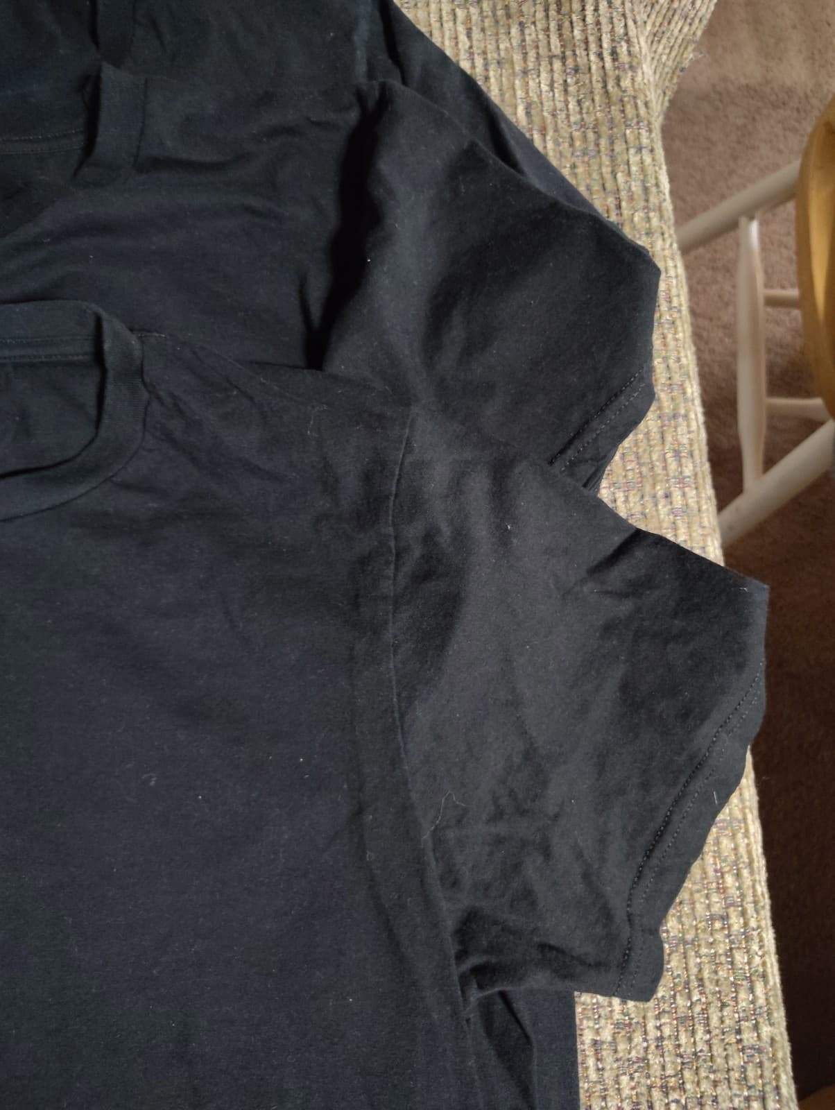 Goodfellow & Co Set Of (3) Black Tshirts Undershirts M Plus Short Sleeve - Thumbnail 3