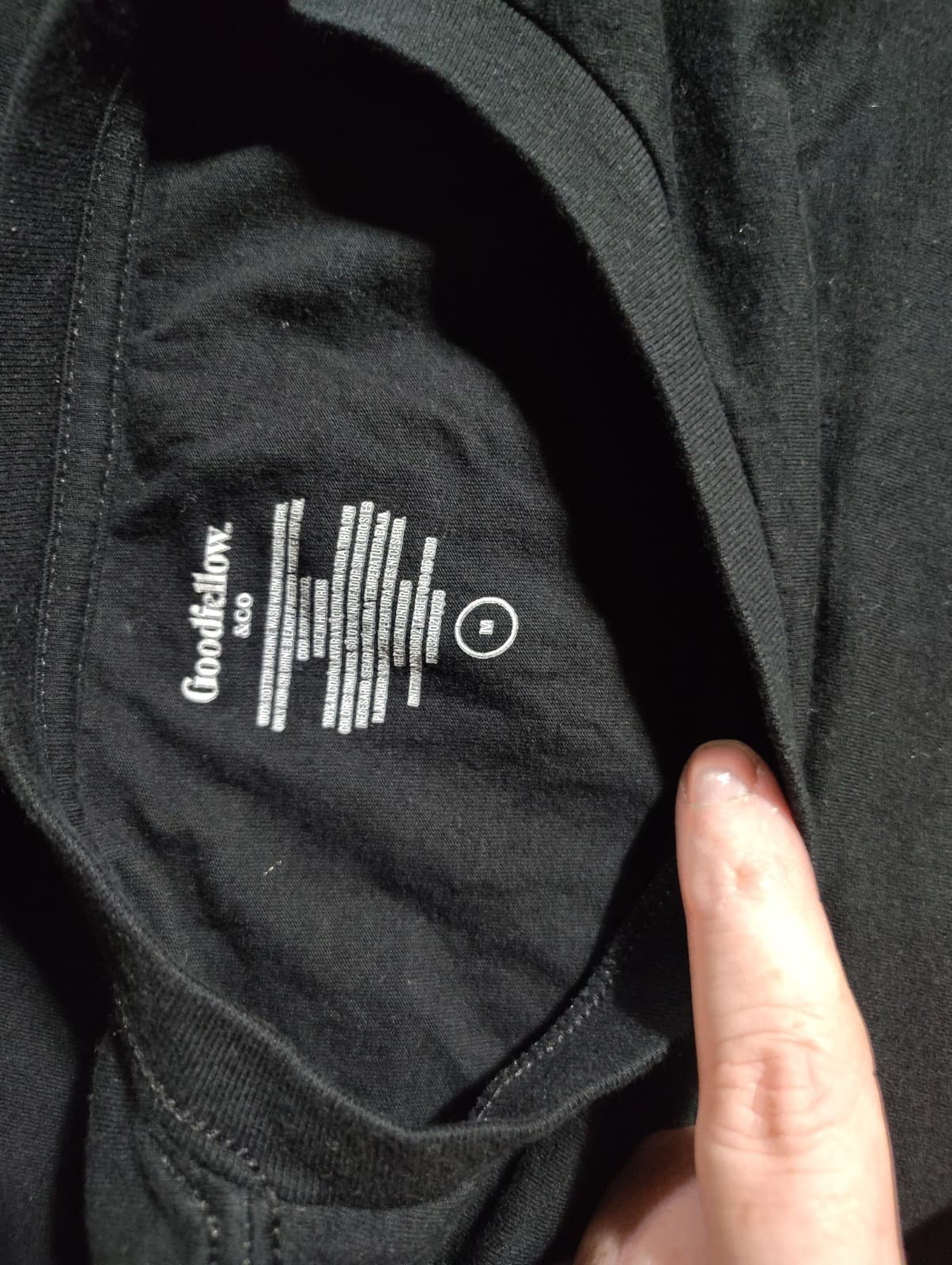 Goodfellow & Co Set Of (3) Black Tshirts Undershirts M Plus Short Sleeve - Thumbnail 5