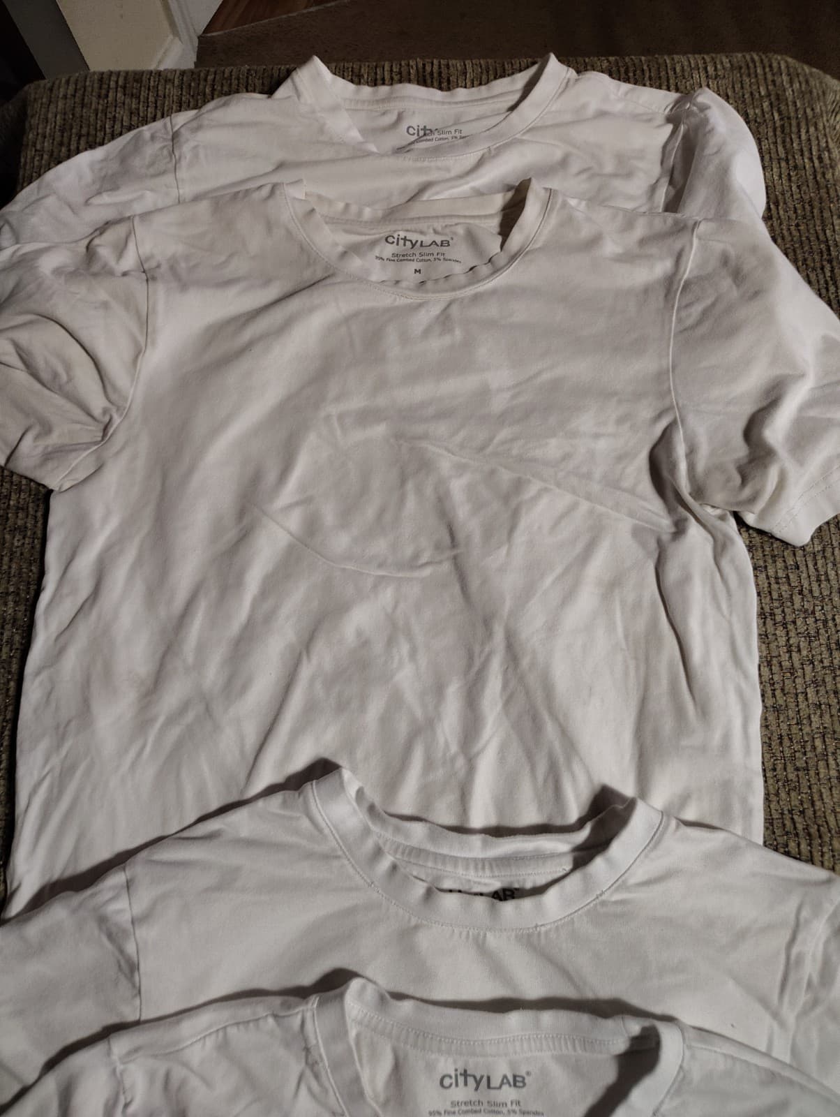 White CityLab t-Shirts Size Medium Lot Of (2) Very Nice!!! - Thumbnail 2