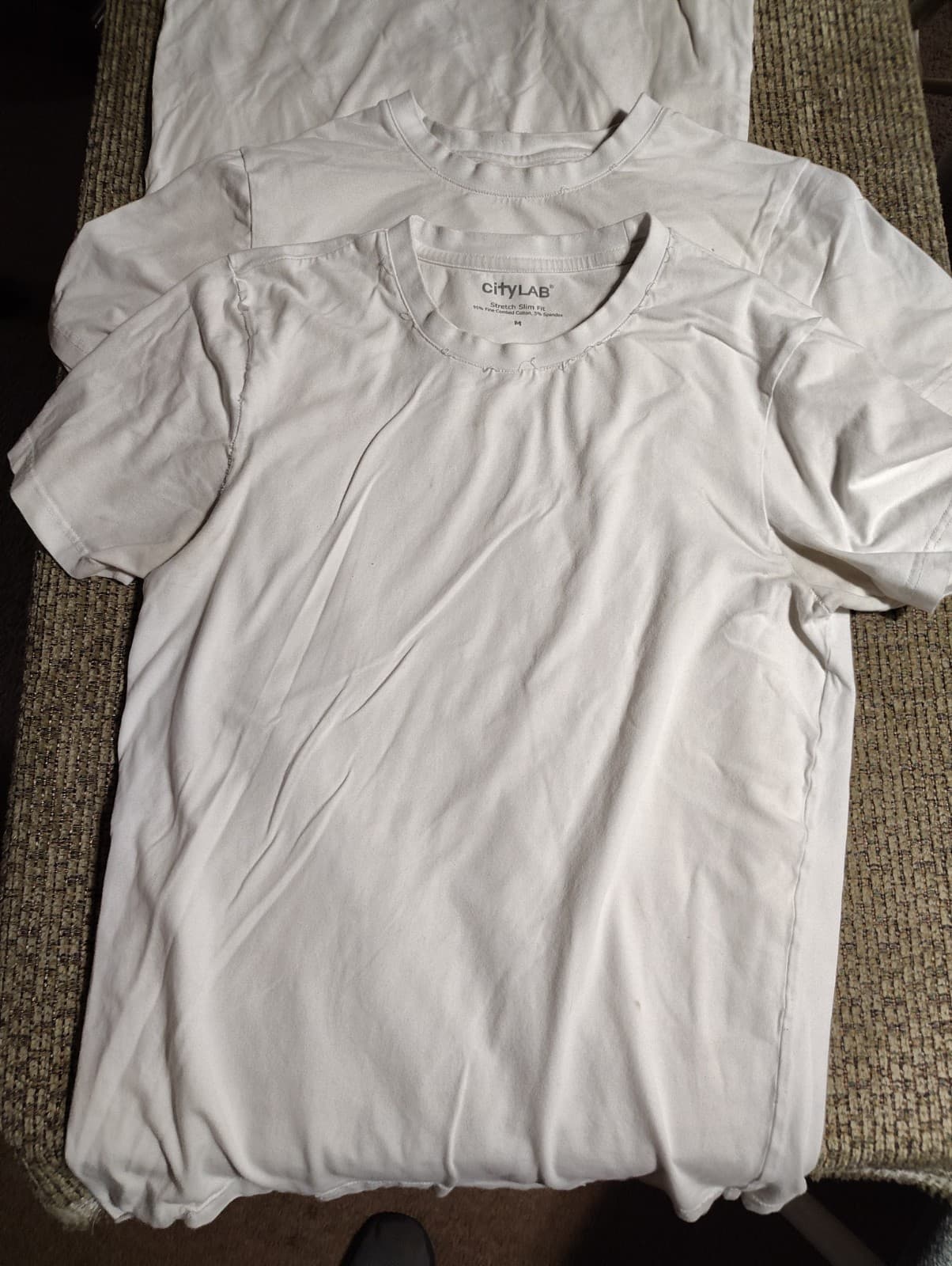 White CityLab t-Shirts Size Medium Lot Of (2) Very Nice!!!