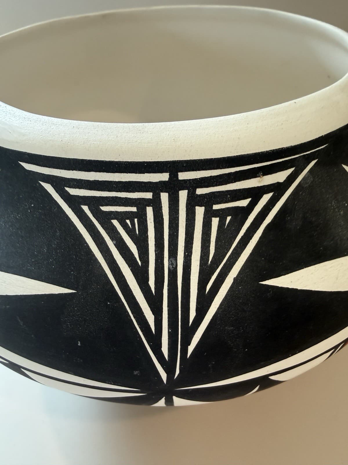 Acoma Pottery Bowl Signed - Thumbnail 6
