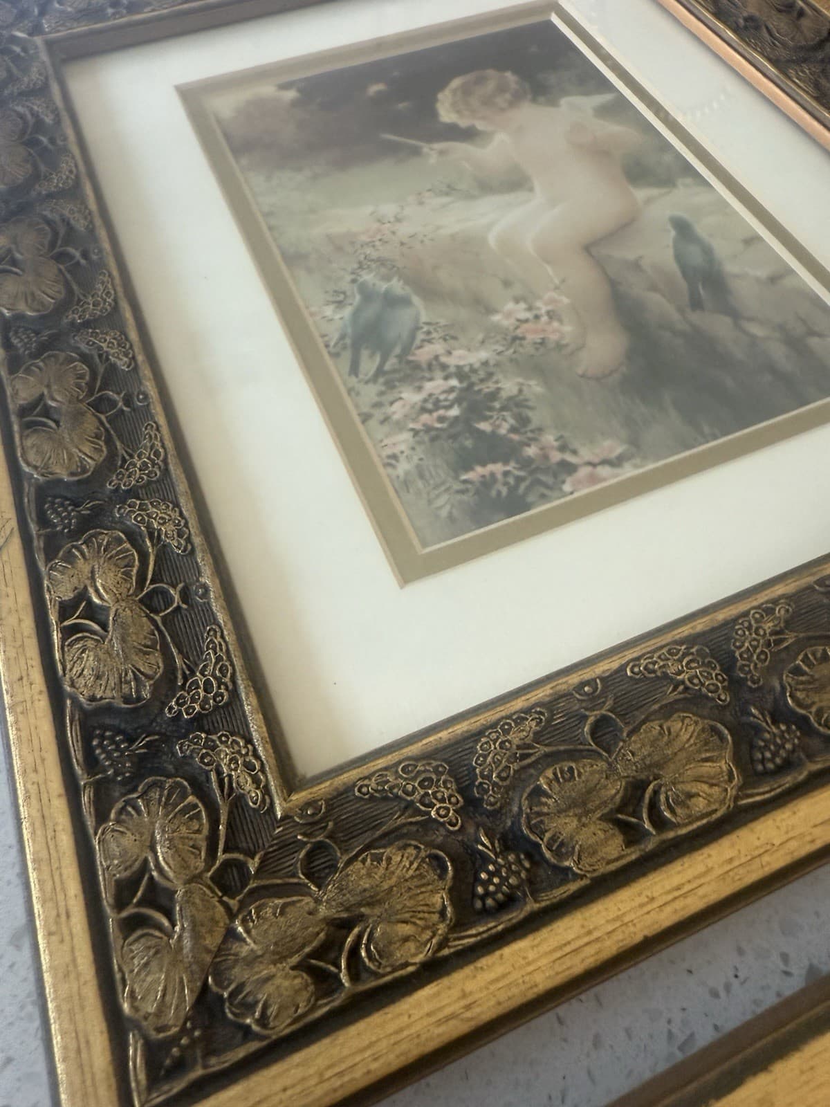 Vintage Bessie Pease Gutmann Framed Prints - Set of 4 - Thumbnail 6