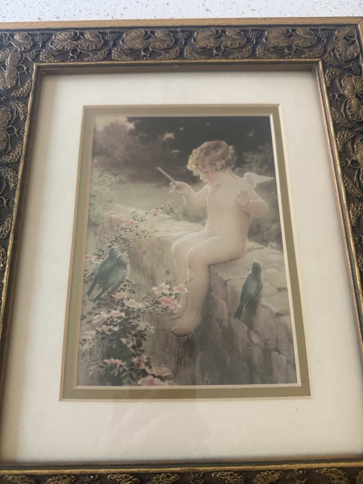 Vintage Bessie Pease Gutmann Framed Prints - Set of 4 - Thumbnail 2