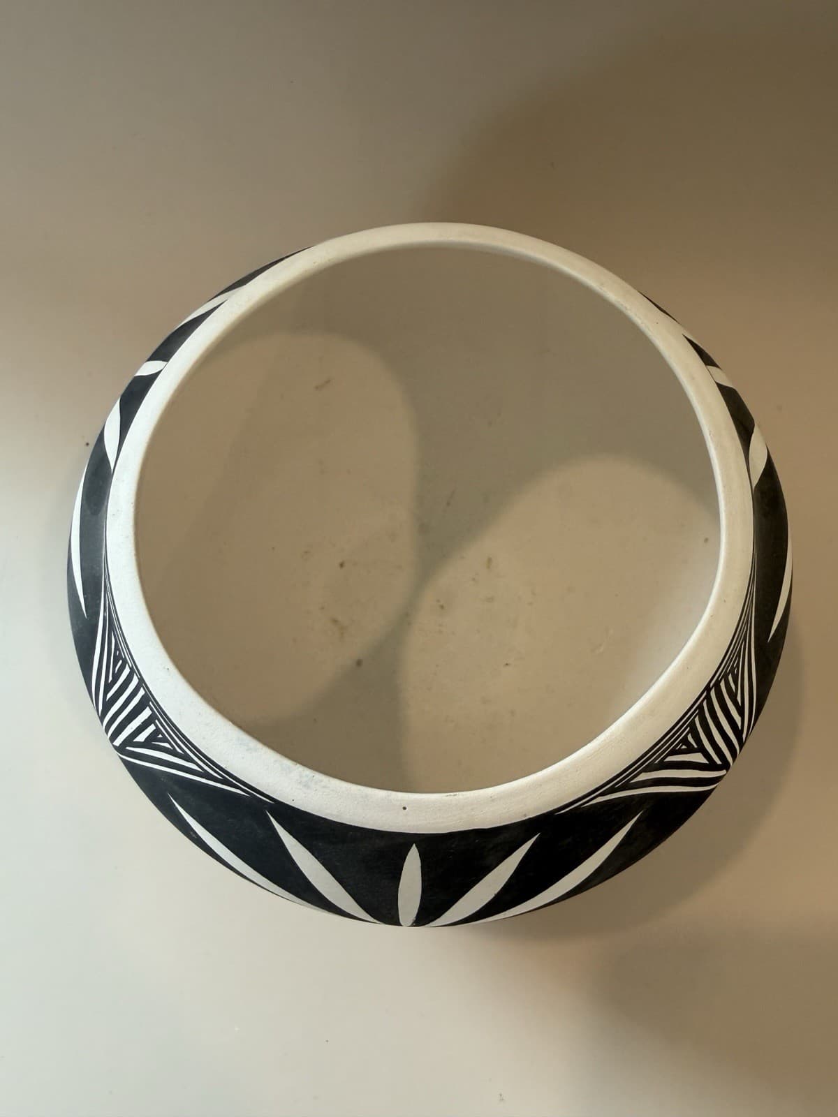 Acoma Pottery Bowl Signed - Thumbnail 4