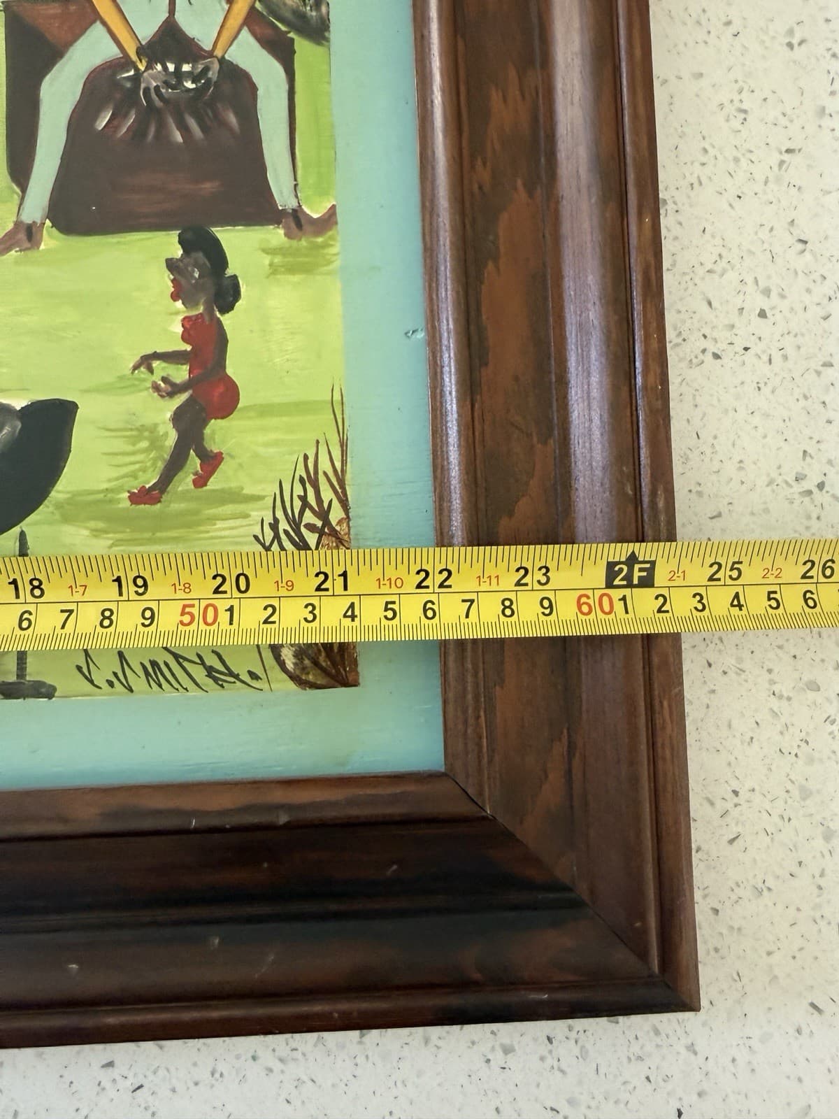 Original Jamaican Folk Art Calypso Scene Painting - Thumbnail 10