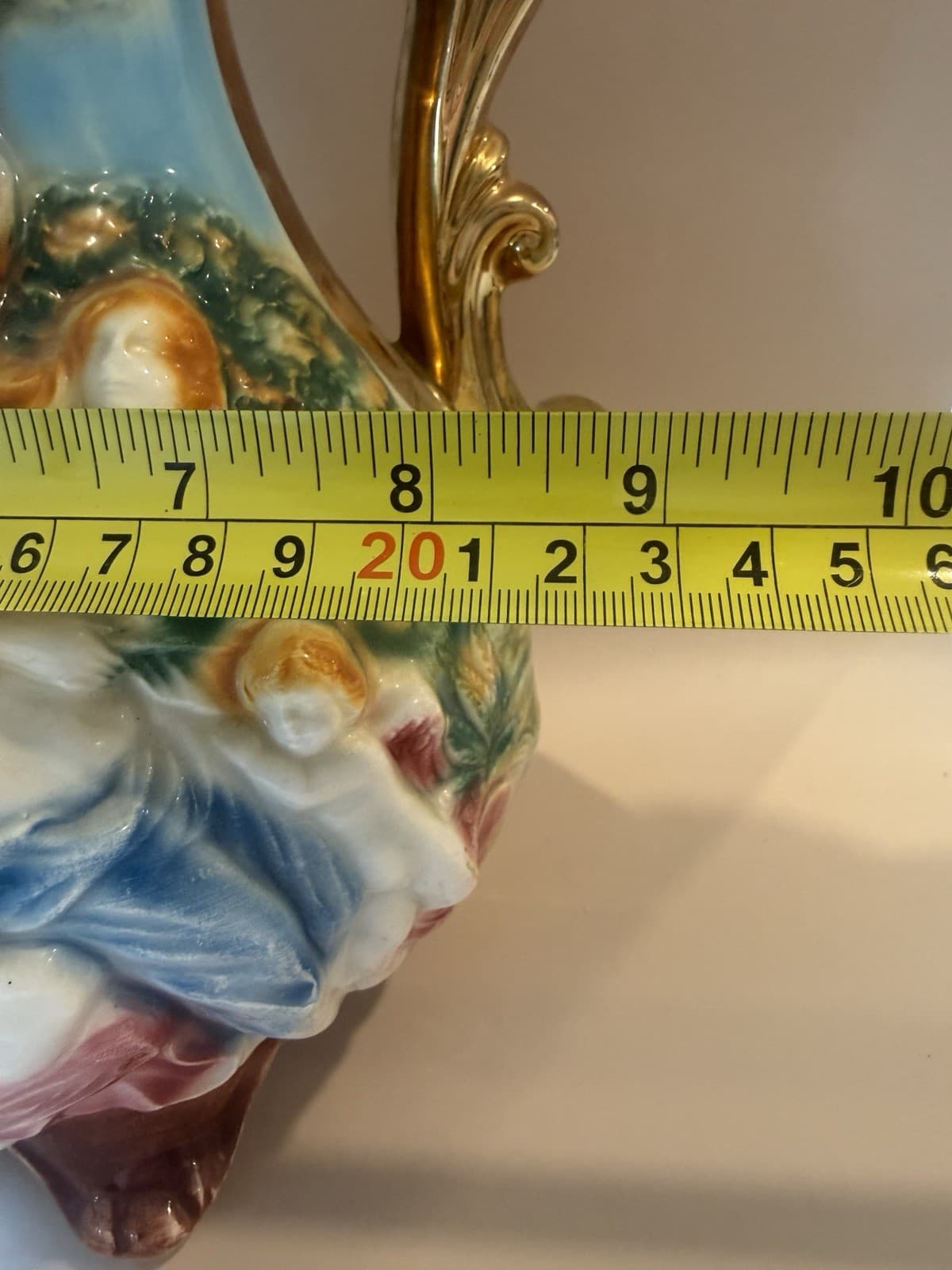 Vintage Norleans Large Capodimonte-Style Porcelain Teapot Made in Italy - Thumbnail 15