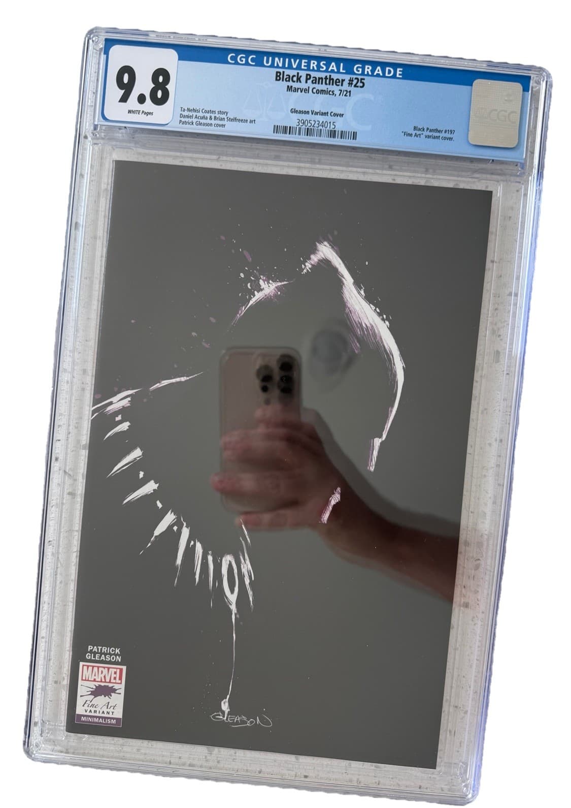 Black Panther #25 Patrick Gleason Store Virgin Variant Art Cover CGC 9.8 - Thumbnail 5