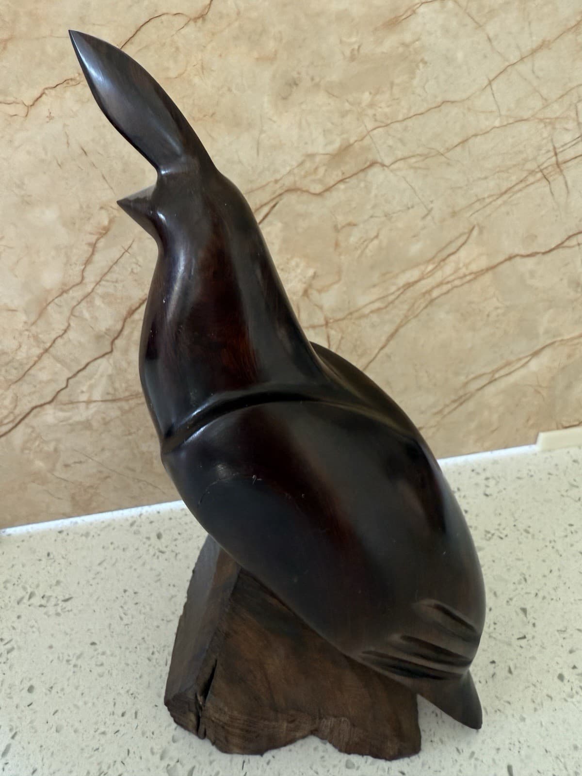Carved Wooden Quail, Estate Find - Thumbnail 7