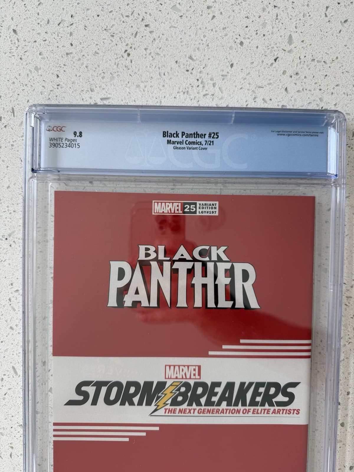 Black Panther #25 Patrick Gleason Store Virgin Variant Art Cover CGC 9.8 - Thumbnail 8