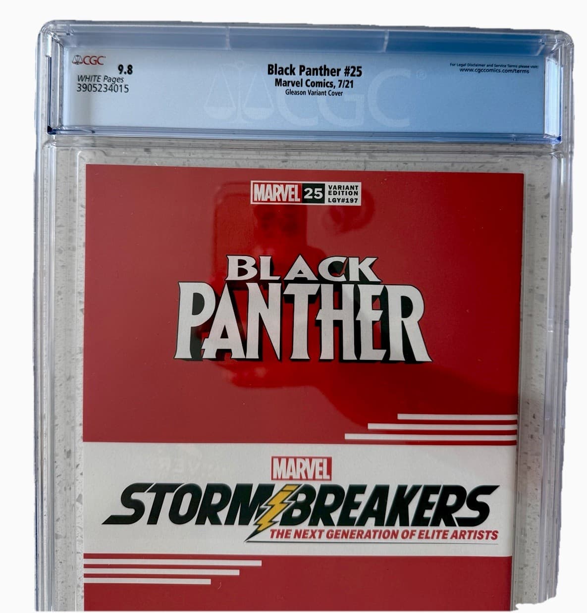 Black Panther #25 Patrick Gleason Store Virgin Variant Art Cover CGC 9.8 - Thumbnail 9