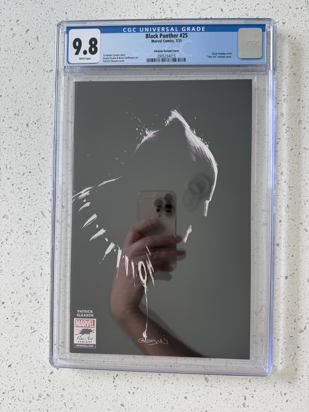 Black Panther #25 Patrick Gleason Store Virgin Variant Art Cover CGC 9.8