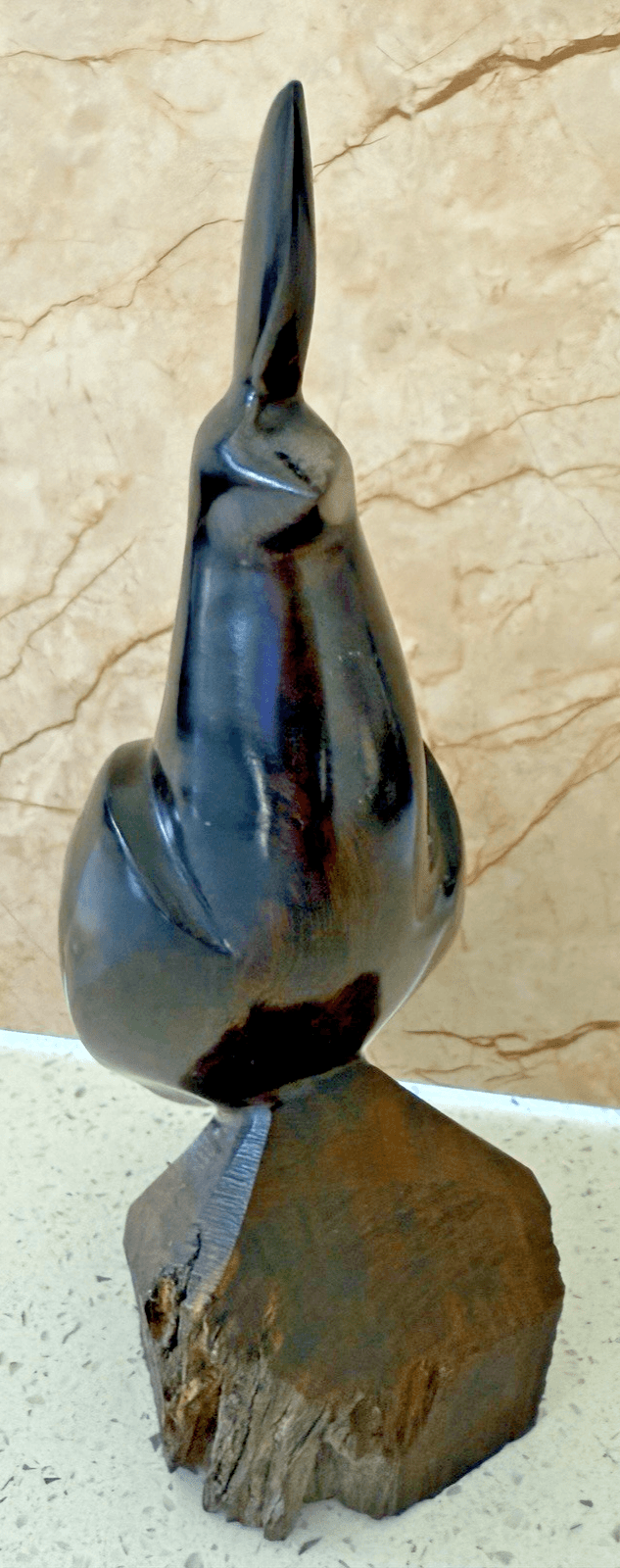 Carved Wooden Quail, Estate Find - Thumbnail 2