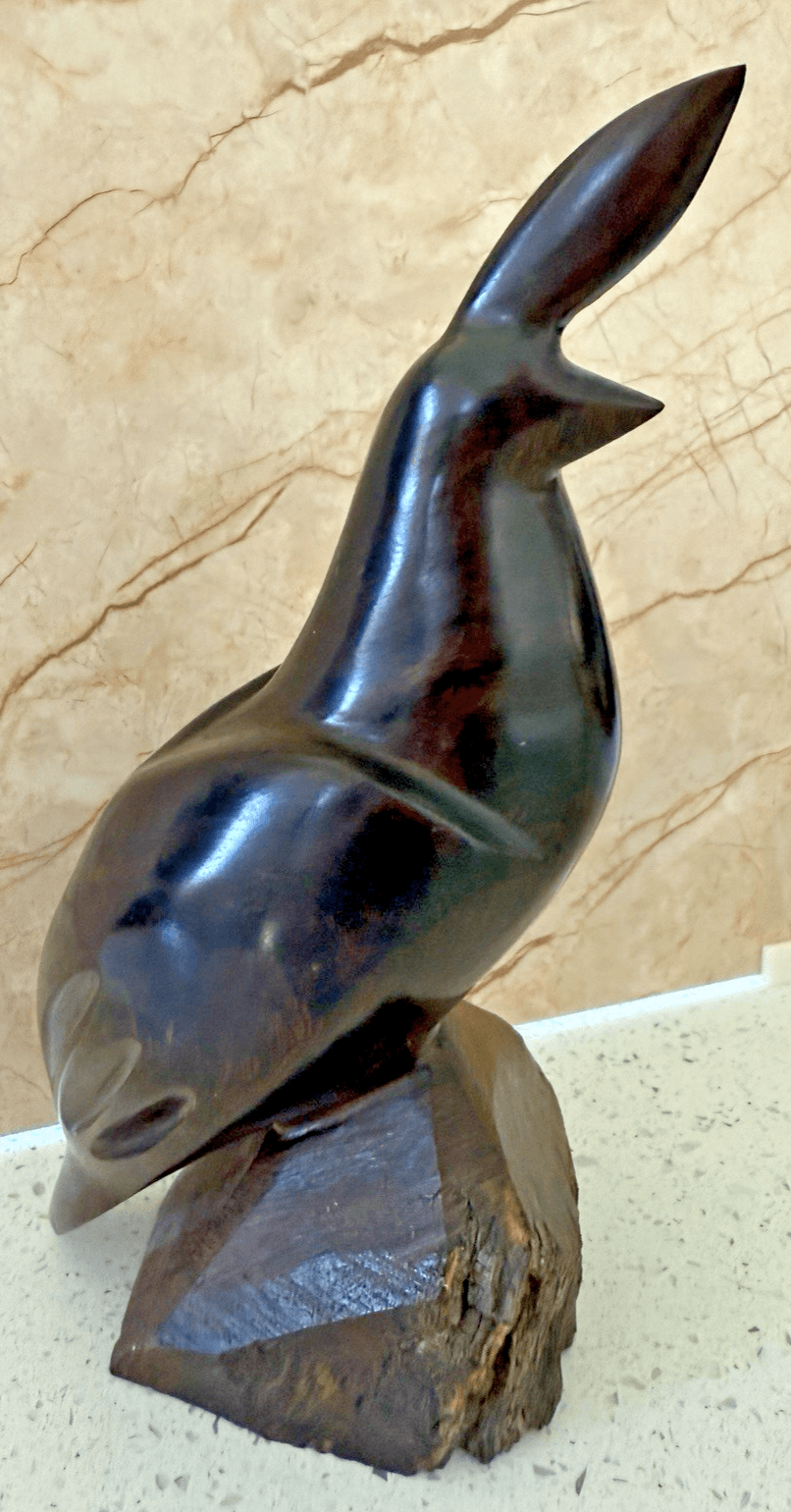 Carved Wooden Quail, Estate Find