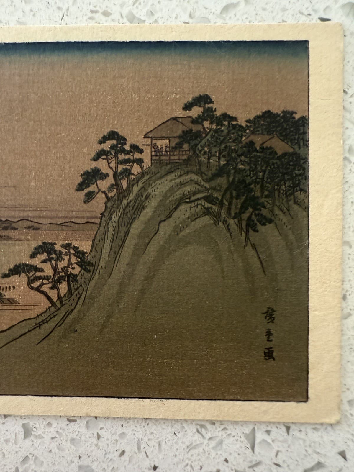 Antique Japanese Woodblock Postcard Print - Thumbnail 2