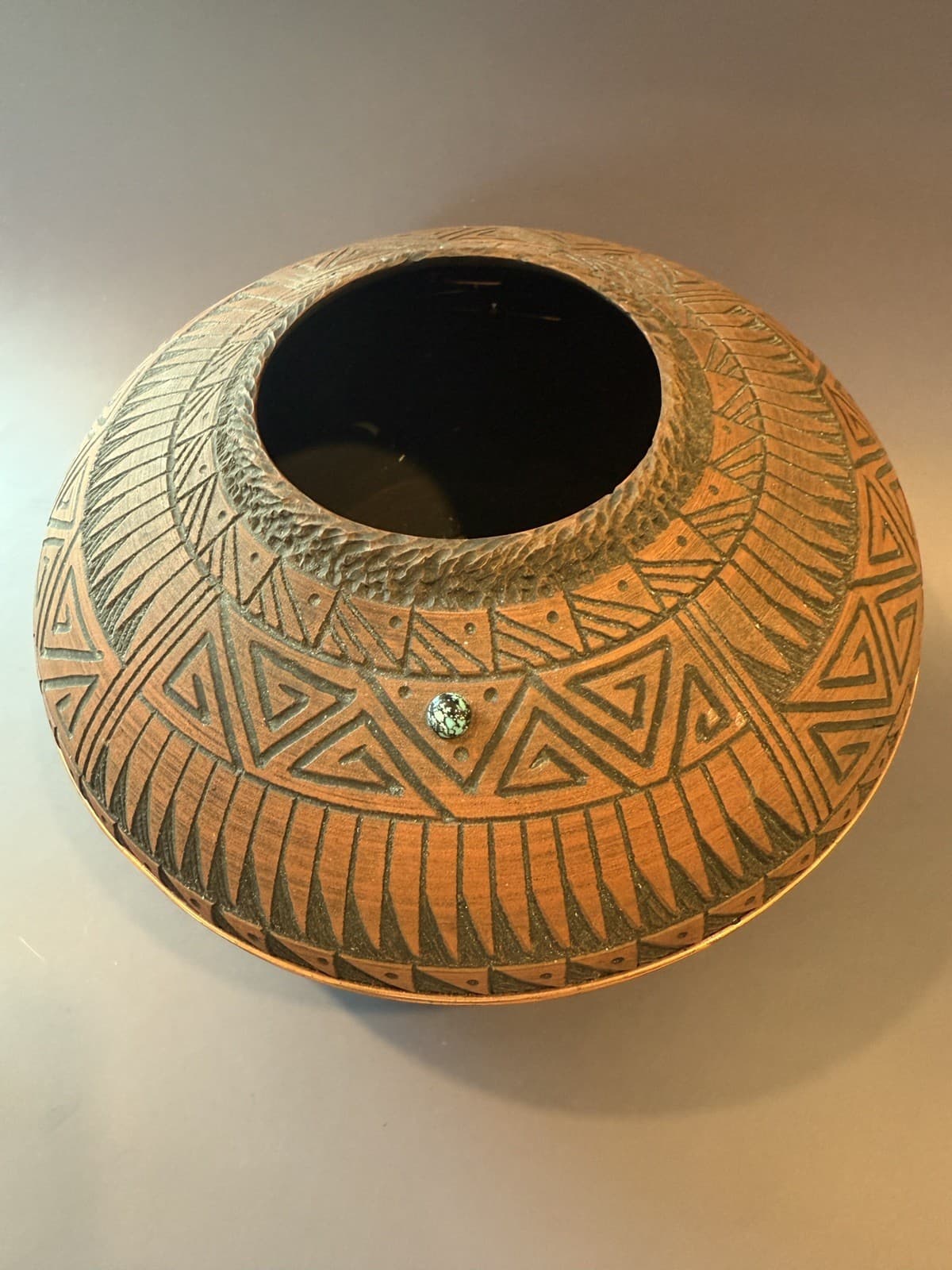 Navajo Pottery Vase Vintage Native American, Signed Pinto