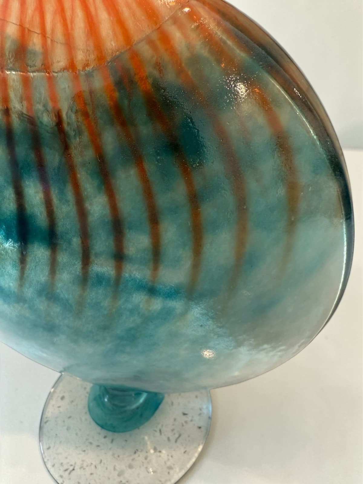 Kosta Boda "Bon Bon" Art Glass Ewer Jug by Kjell Engman, Estate Find - Thumbnail 5
