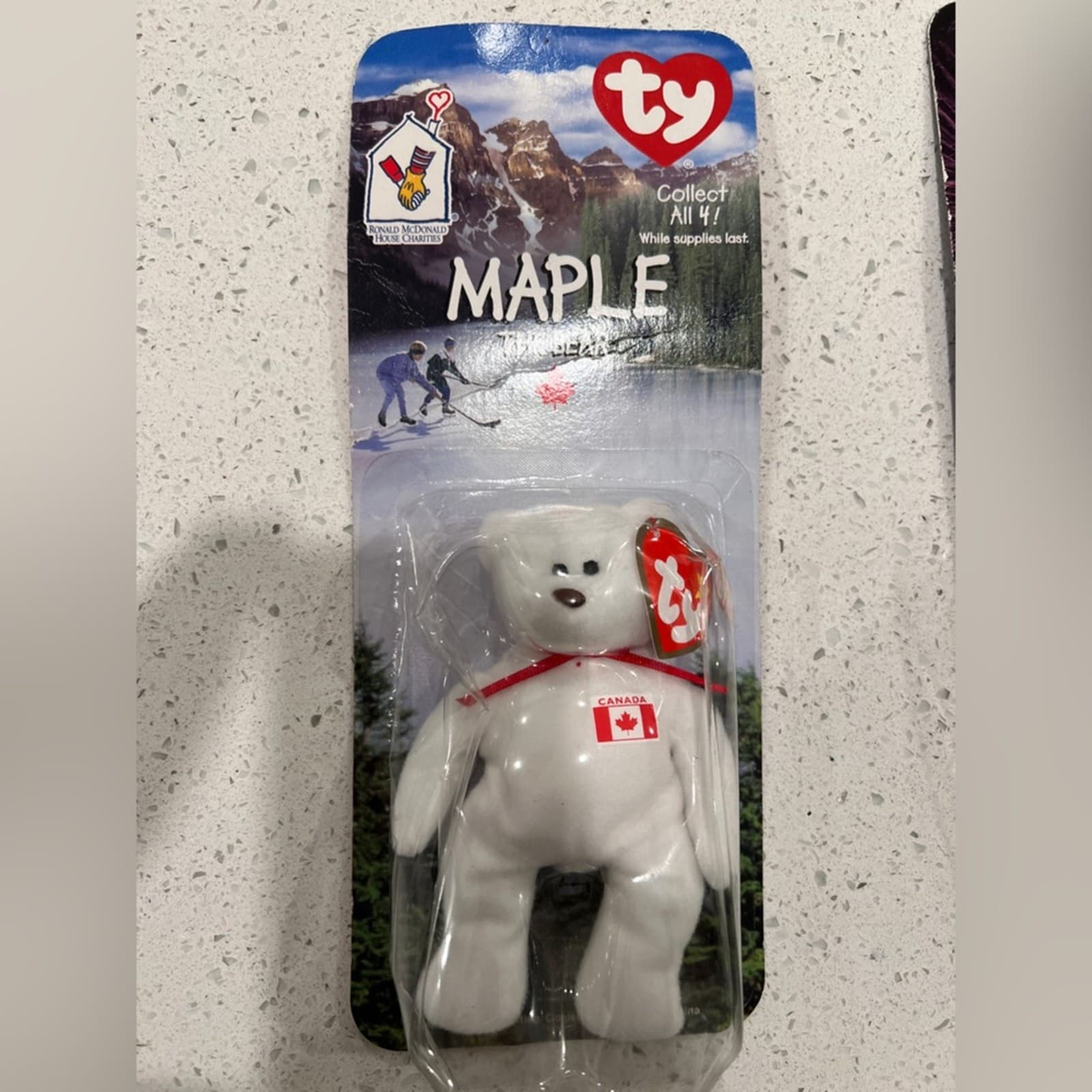 1999 TY Beanie Babies Britannia Glory Erin Maple The Bear McDonalds Lot Set of 4 - Thumbnail 4
