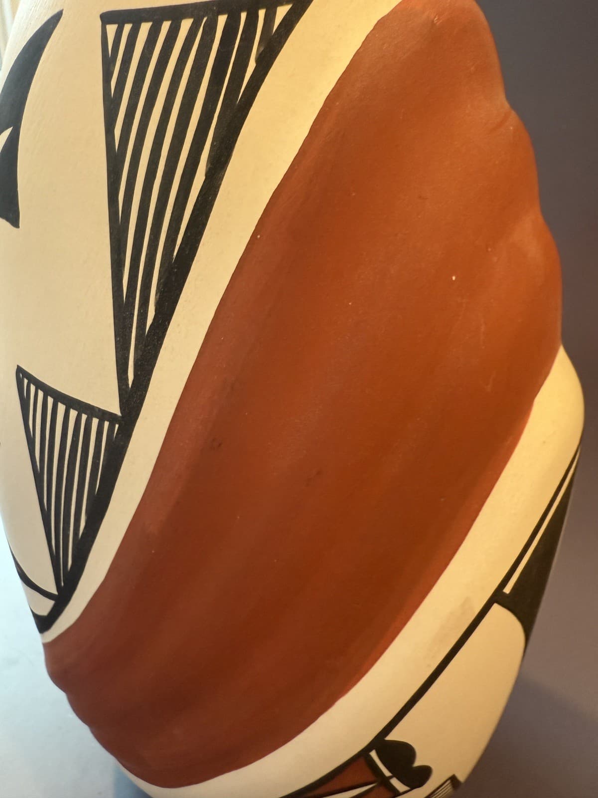 Acoma Pottery Vase Vintage Native American, Signed LR Acoma N.M. - Thumbnail 6