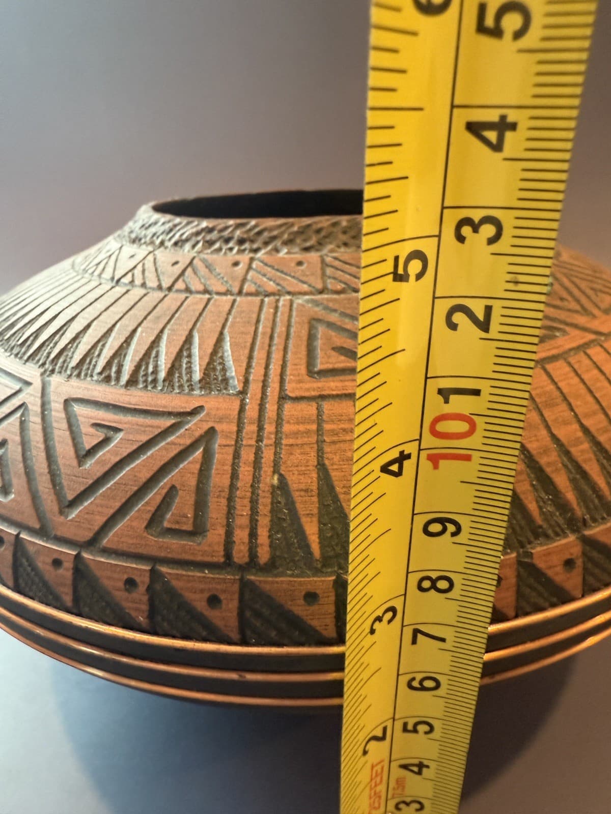 Navajo Pottery Vase Vintage Native American, Signed Pinto - Thumbnail 7