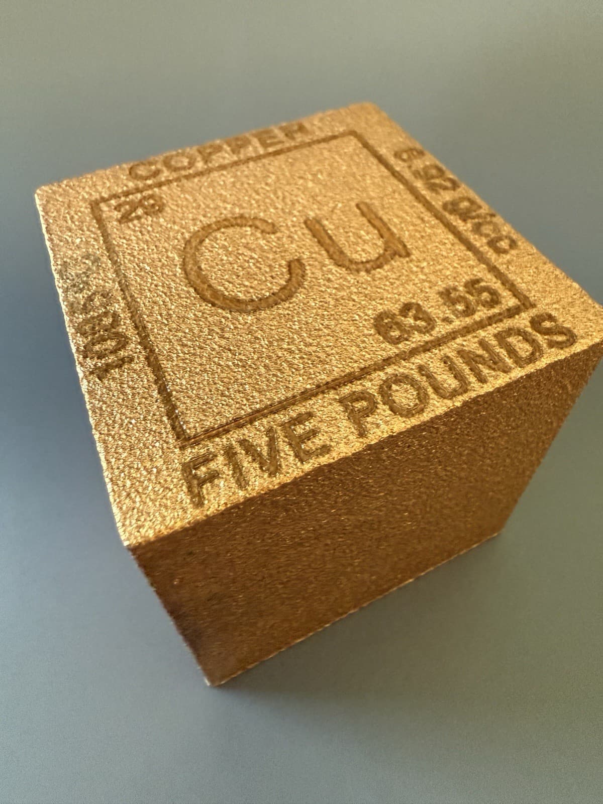 5lb. .999 Copper Bar - Thumbnail 3