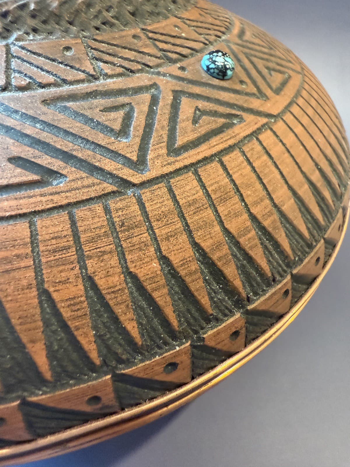 Navajo Pottery Vase Vintage Native American, Signed Pinto - Thumbnail 6