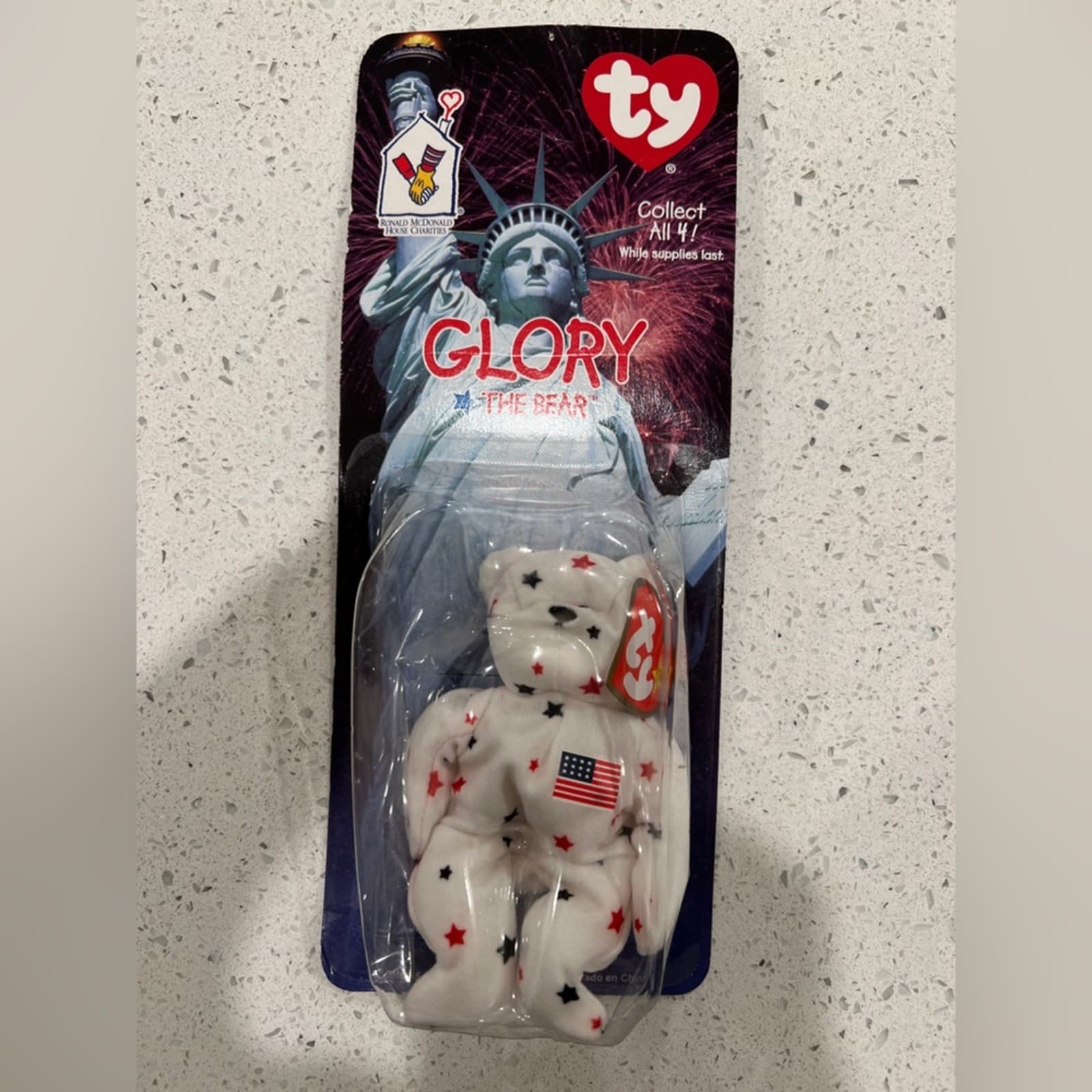 1999 TY Beanie Babies Britannia Glory Erin Maple The Bear McDonalds Lot Set of 4 - Thumbnail 6