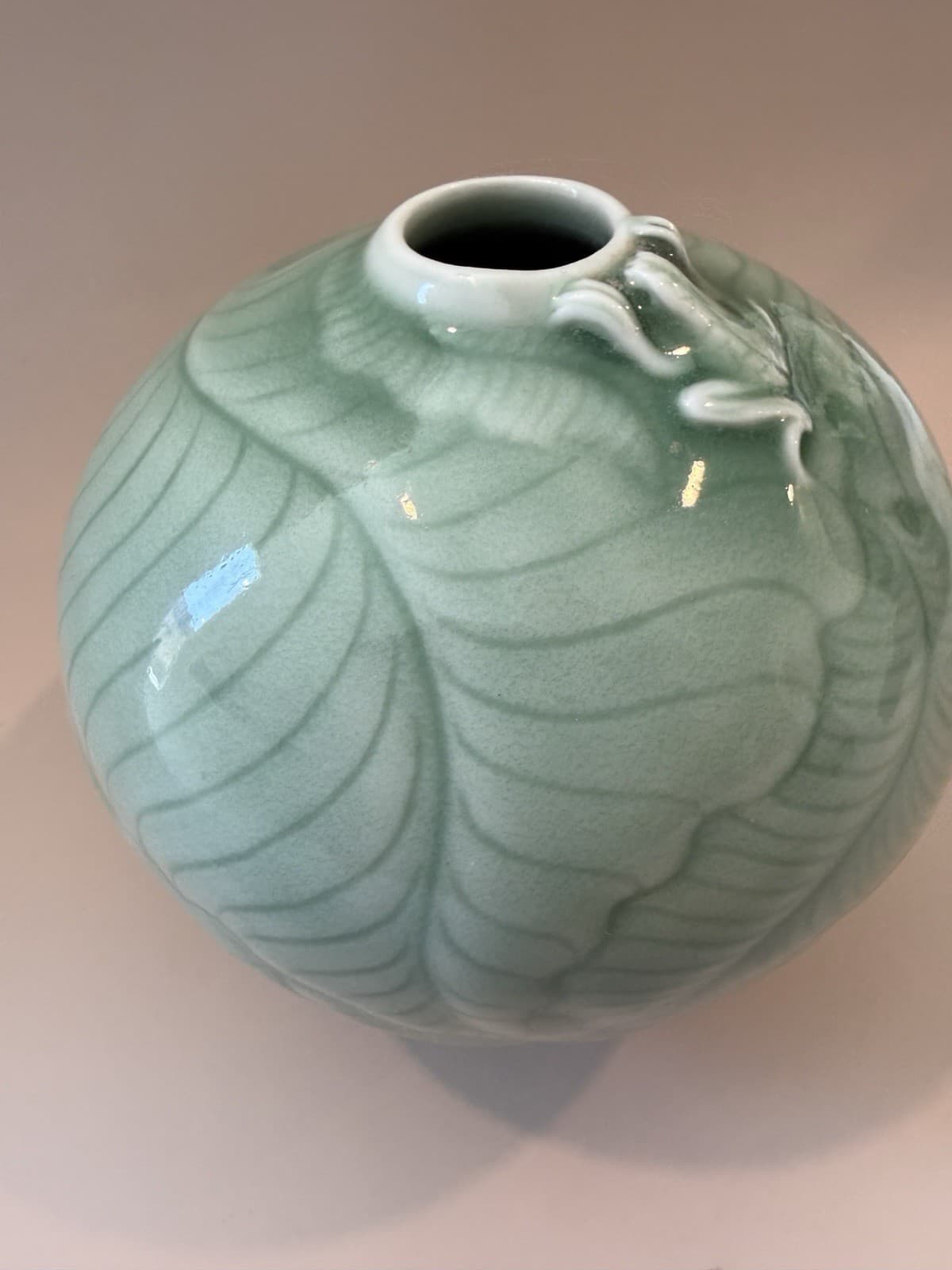 Elaine Coleman Small Celadon Vase - Thumbnail 3