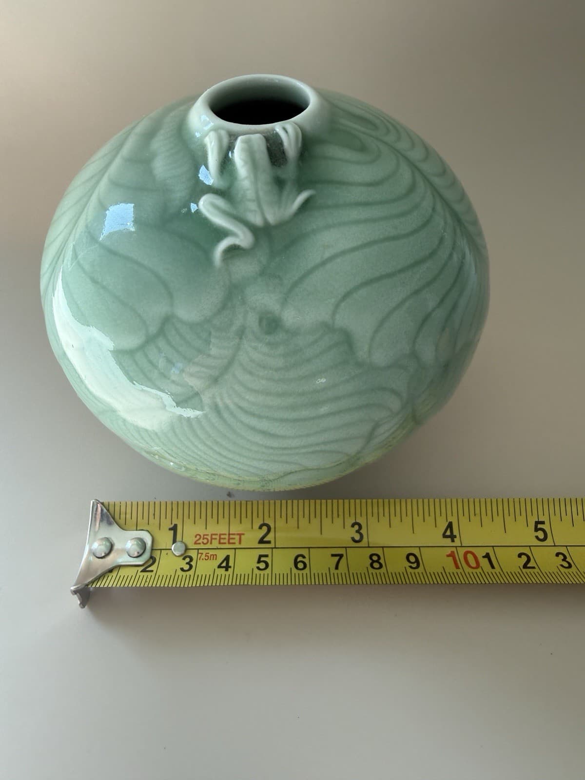 Elaine Coleman Small Celadon Vase - Thumbnail 10
