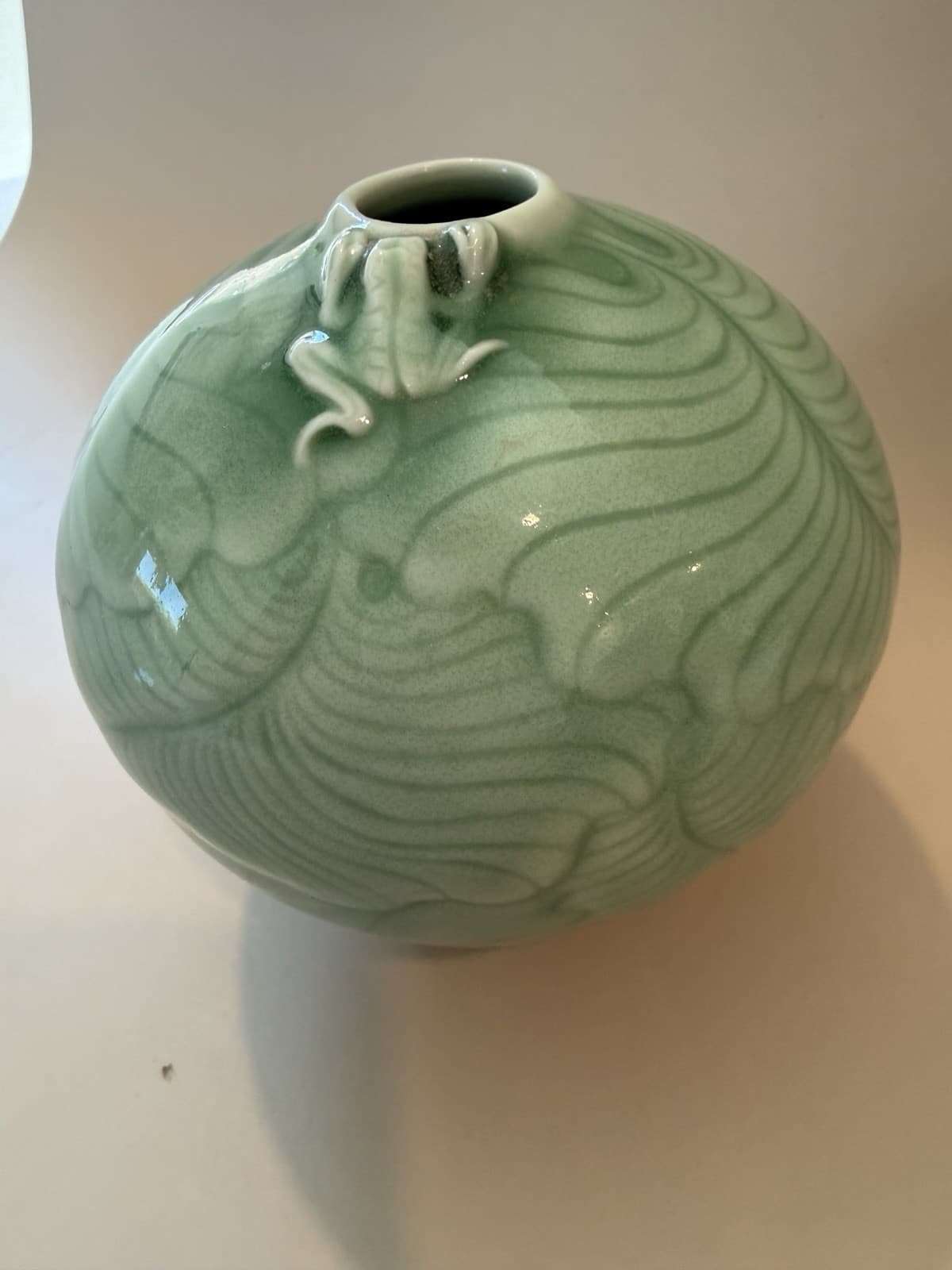 Elaine Coleman Small Celadon Vase - Thumbnail 4