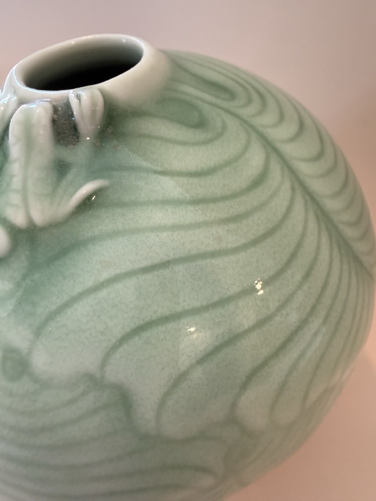 Elaine Coleman Small Celadon Vase - Thumbnail 5