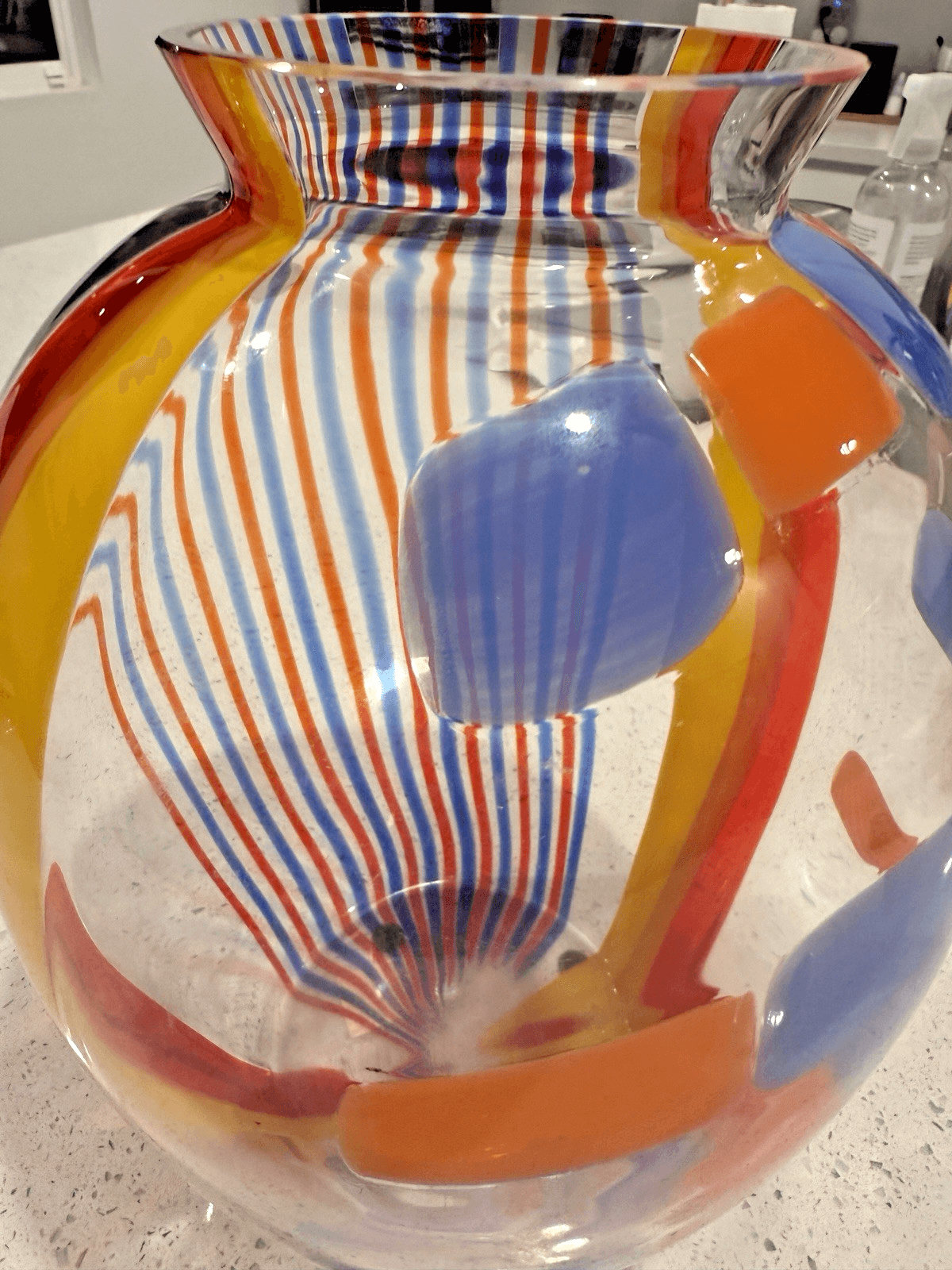 Vintage Carlo Moretti Murano Art Glass Vase - Thumbnail 5