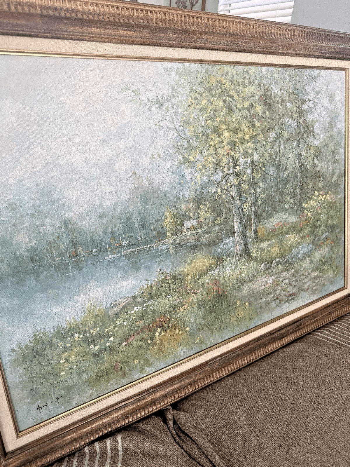 Original Large Landscape Oil Painting by Hyun Bo Yoo - Thumbnail 6